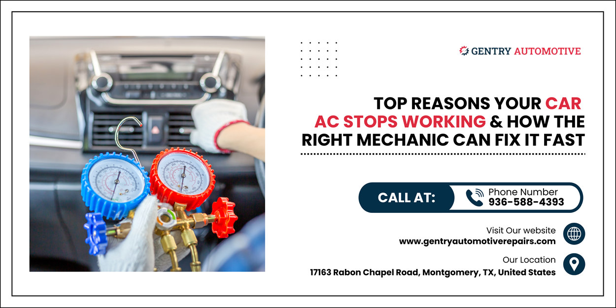 Banner image on reason your car AC stops working