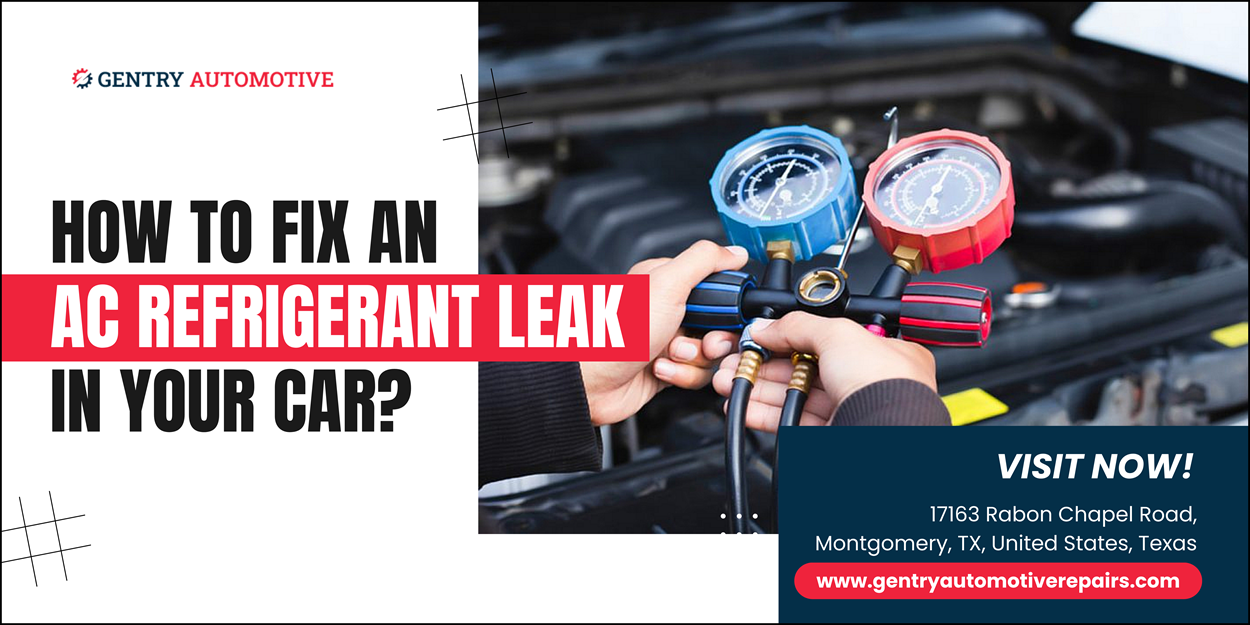 How to Fix an AC Refrigerant Leak in Your Car