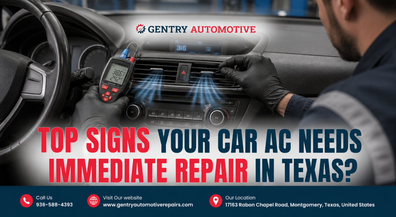 Top Signs Your Car AC Needs Immediate Repair in Texas