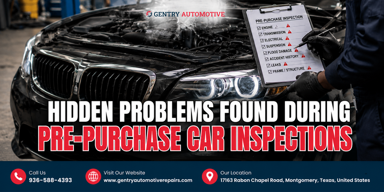 Hidden Problems Found During Pre-Purchase Car Inspection