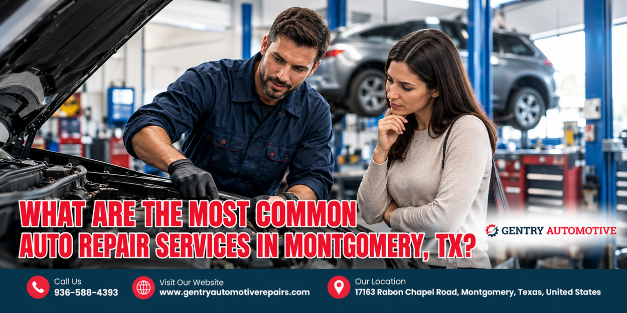 What are the Most Common Auto Repair Services in Montgomery
